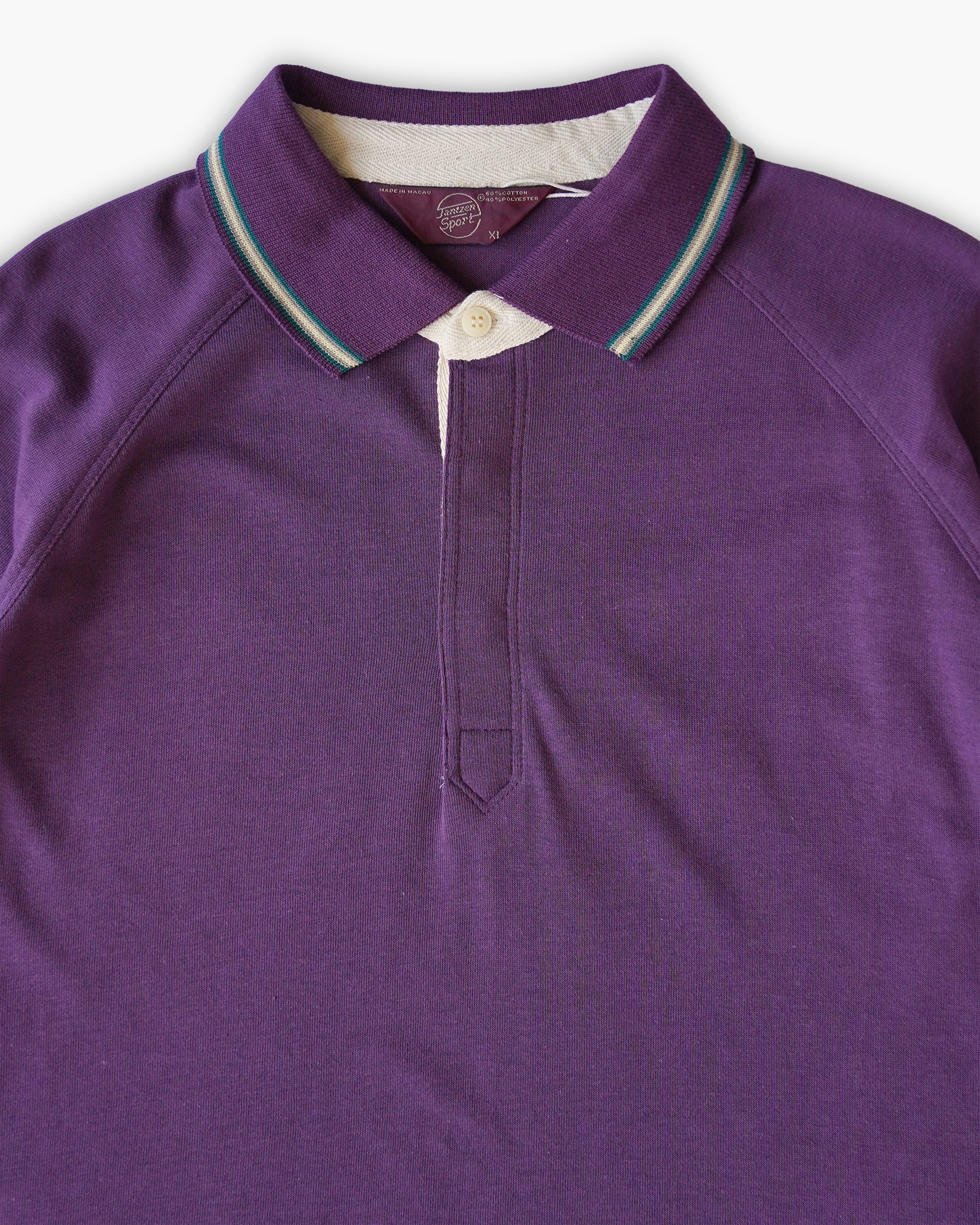80's Burgundy S/S Polo