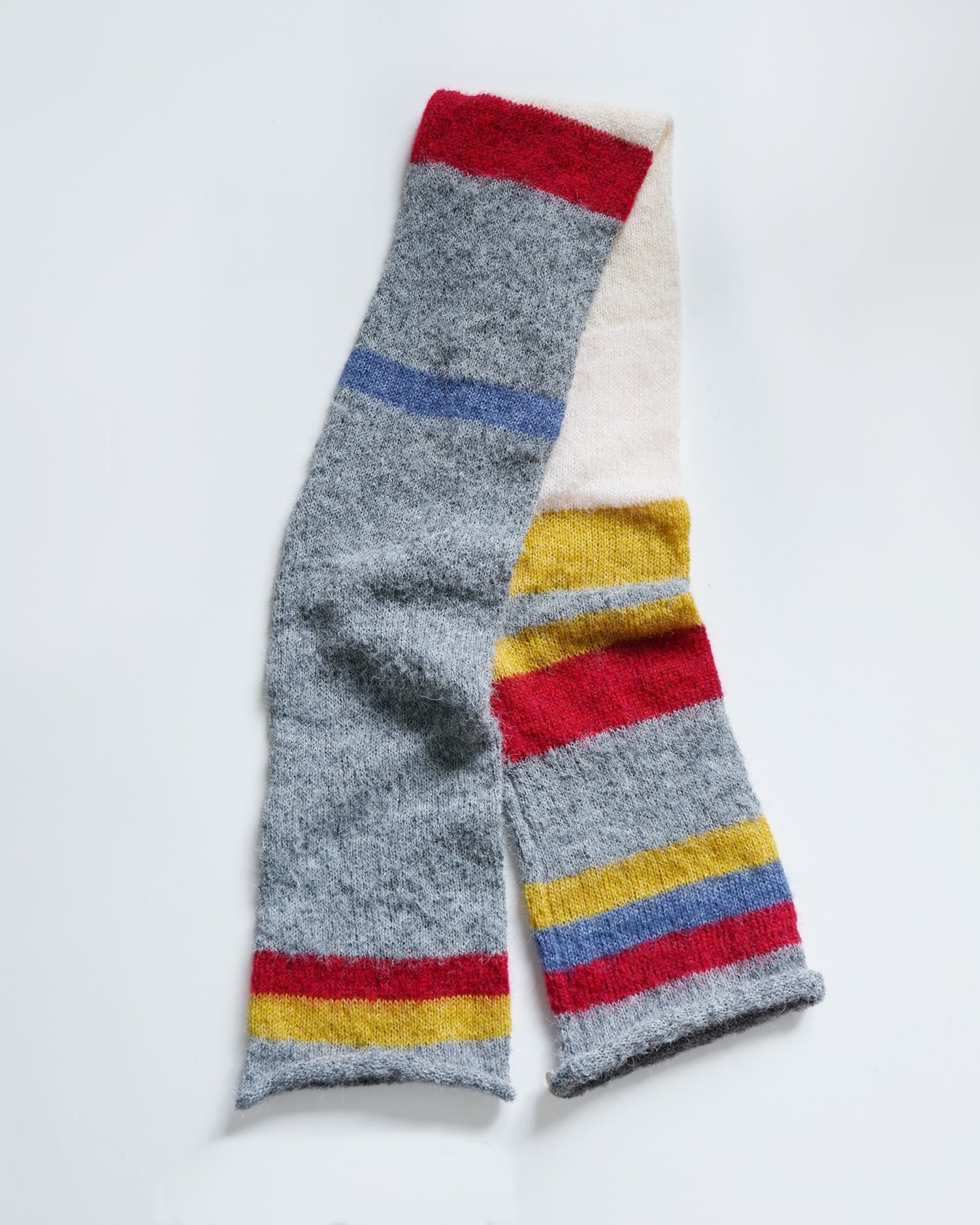 Alpaca Blend Handmade Scarf 06