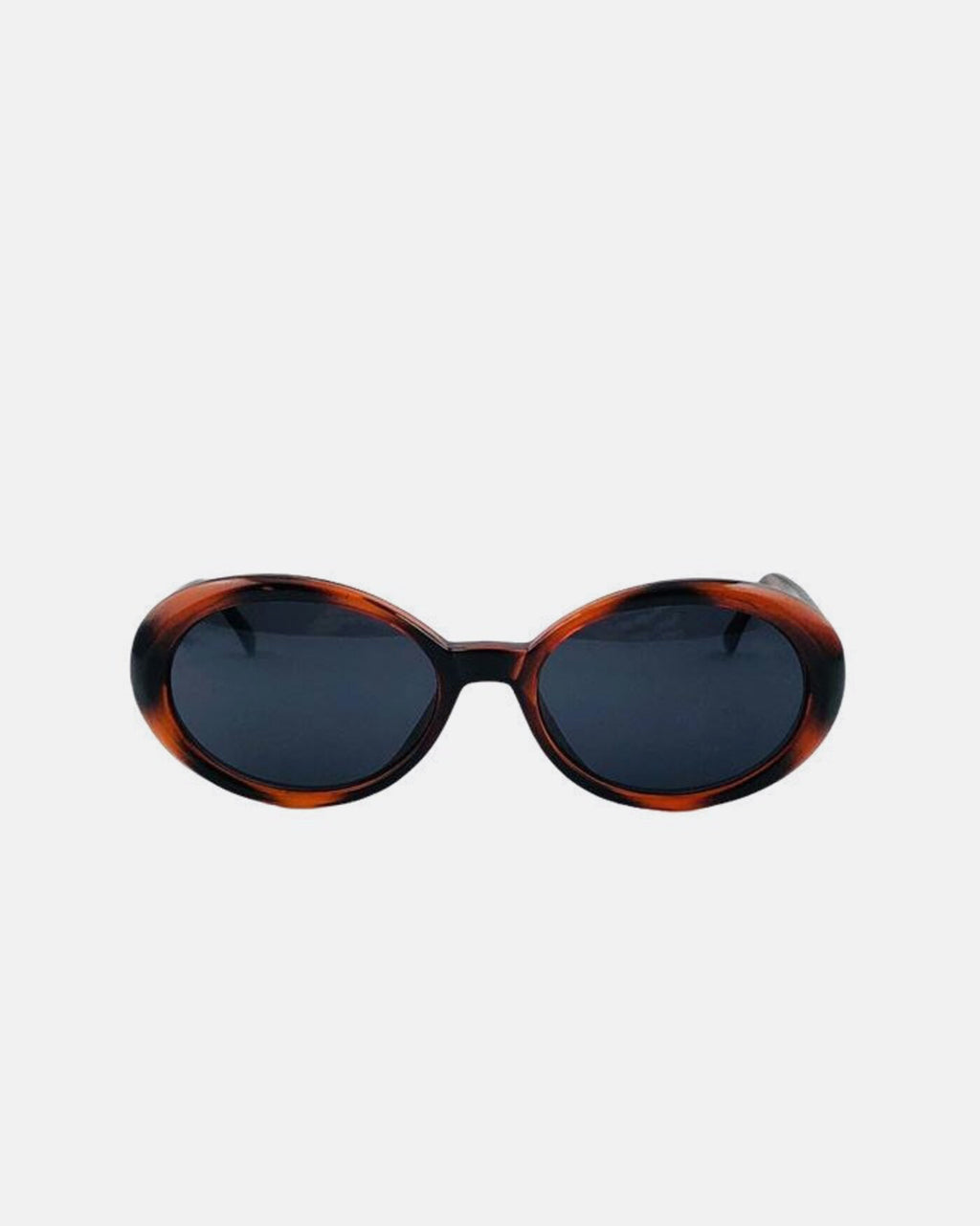 NOS Oval Narrow Tortoise Frame Sunglasses