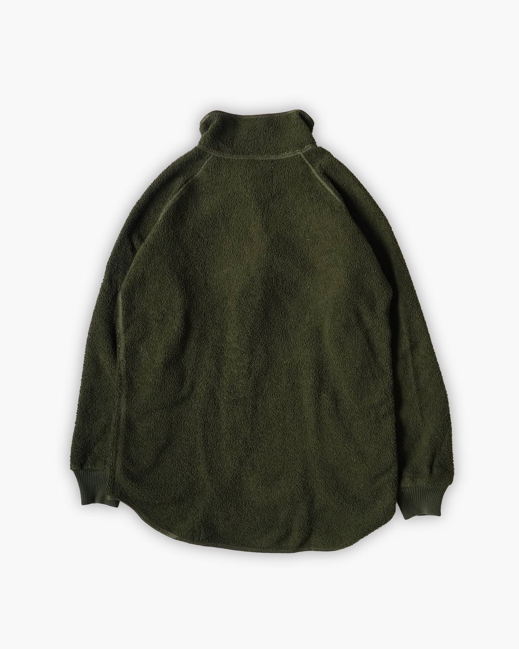 Raglan Fleece Zip Jacket - Olive