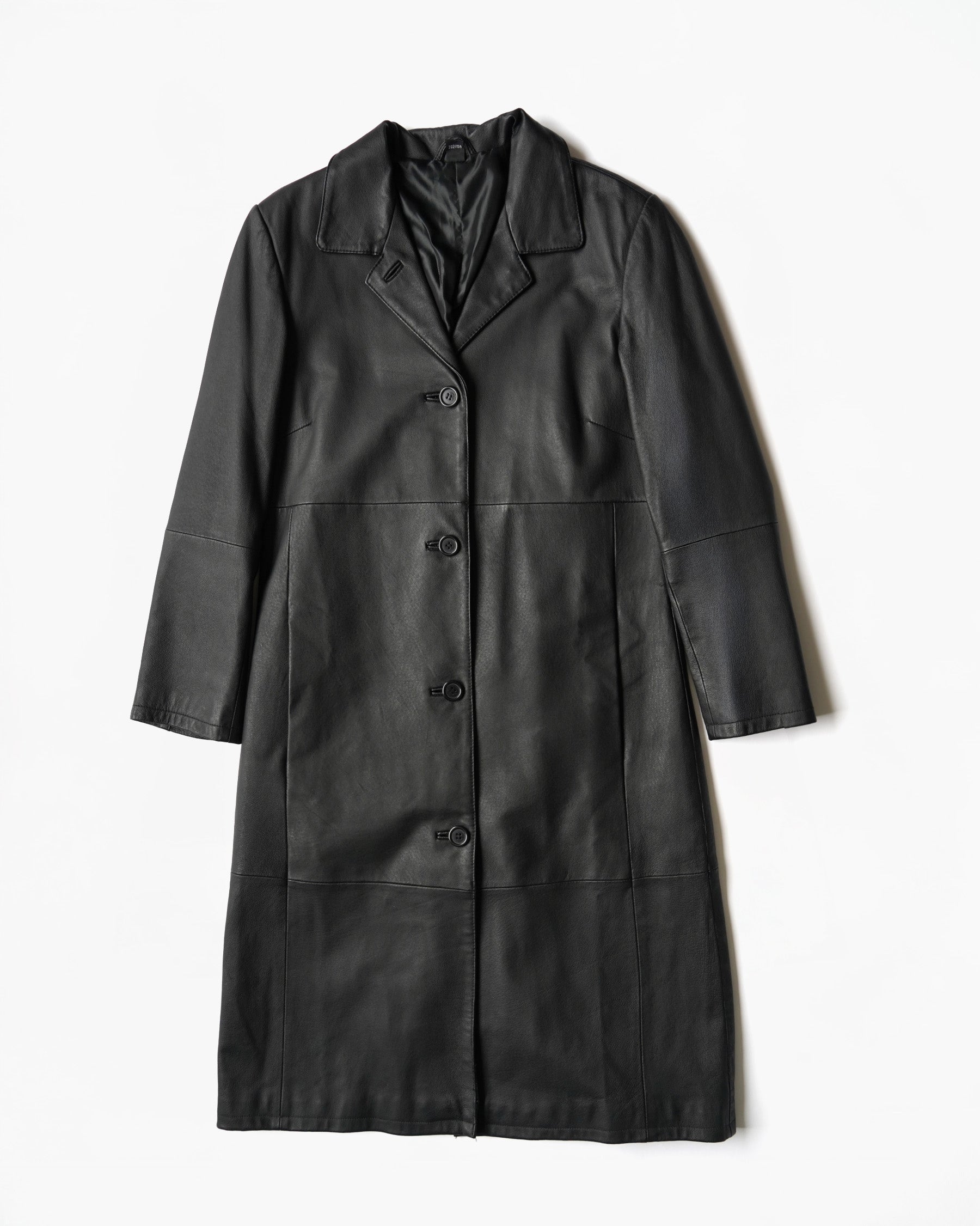 1980~90's Leather Long Coat