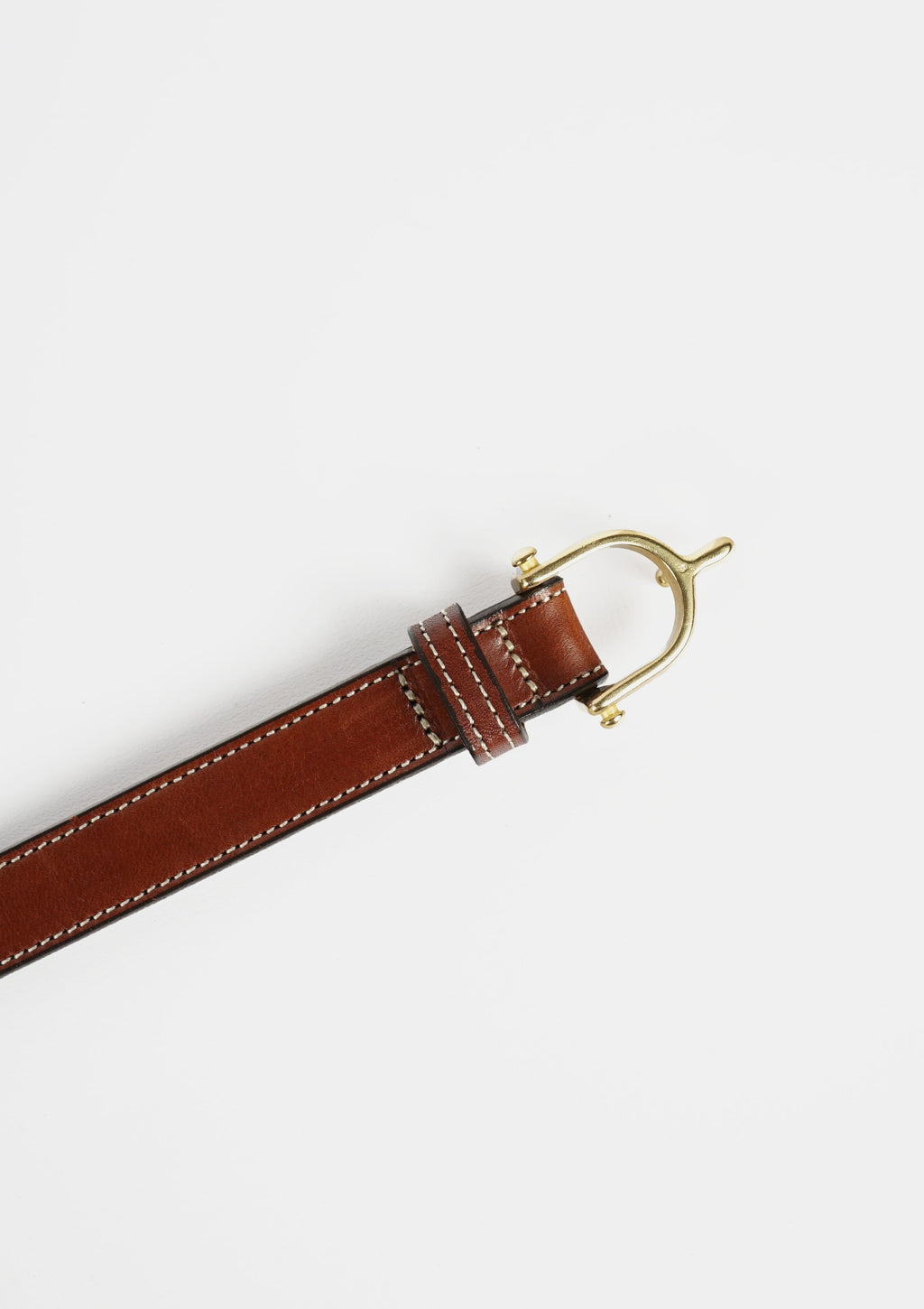 "TORY Leather" Leather Belt - Light Brown