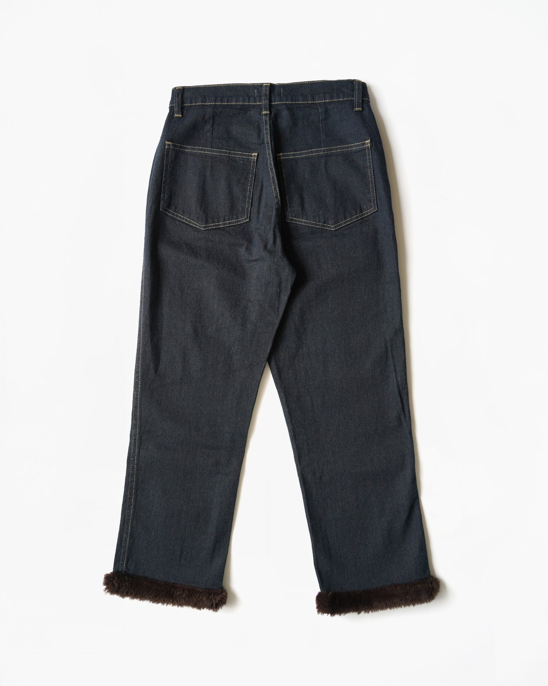 00s Faux Fur Denim