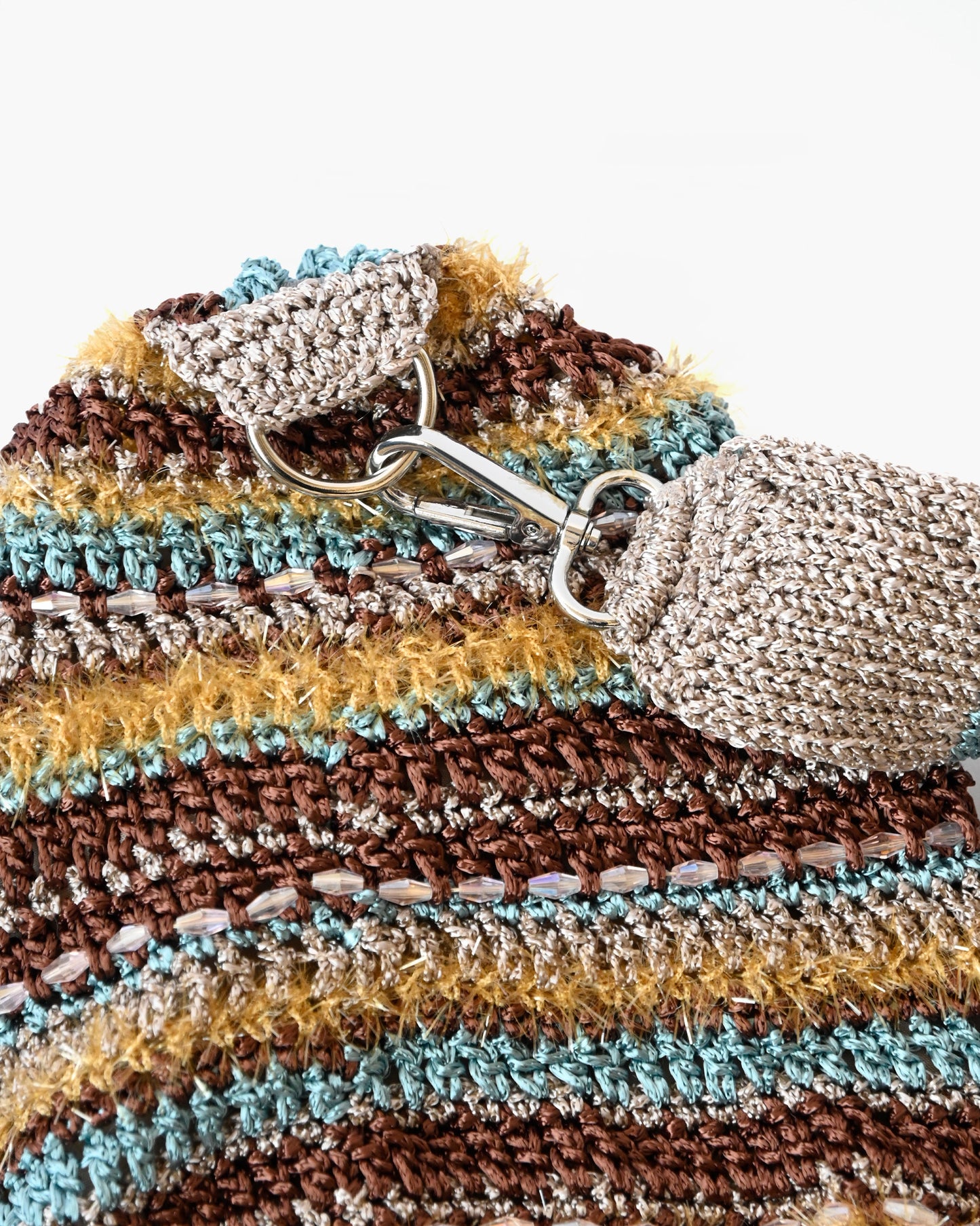 Hand Knitting Shoulder Bag 07