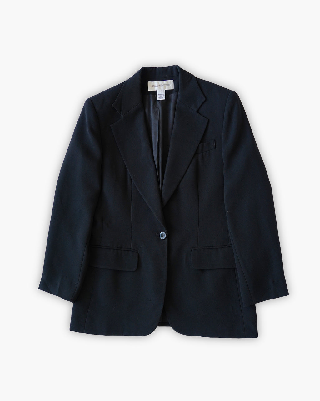 Black Tailored Jacket Made In USA