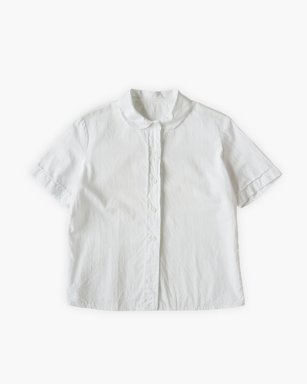 Classic Round Collar S/S Shirt