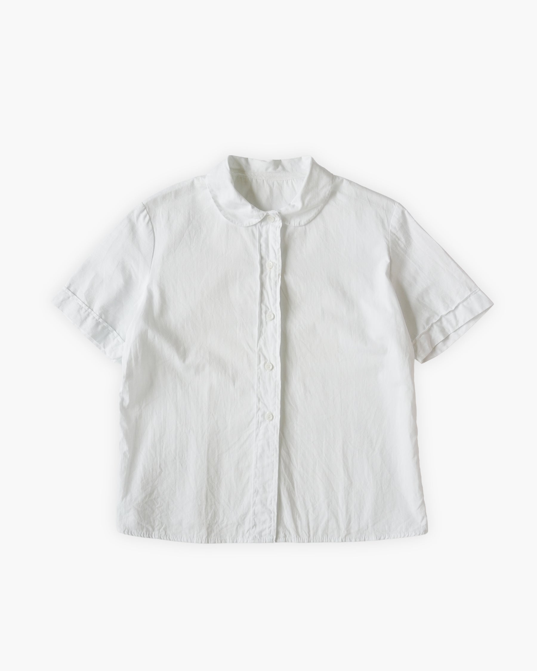 Classic Round Collar S/S Shirt