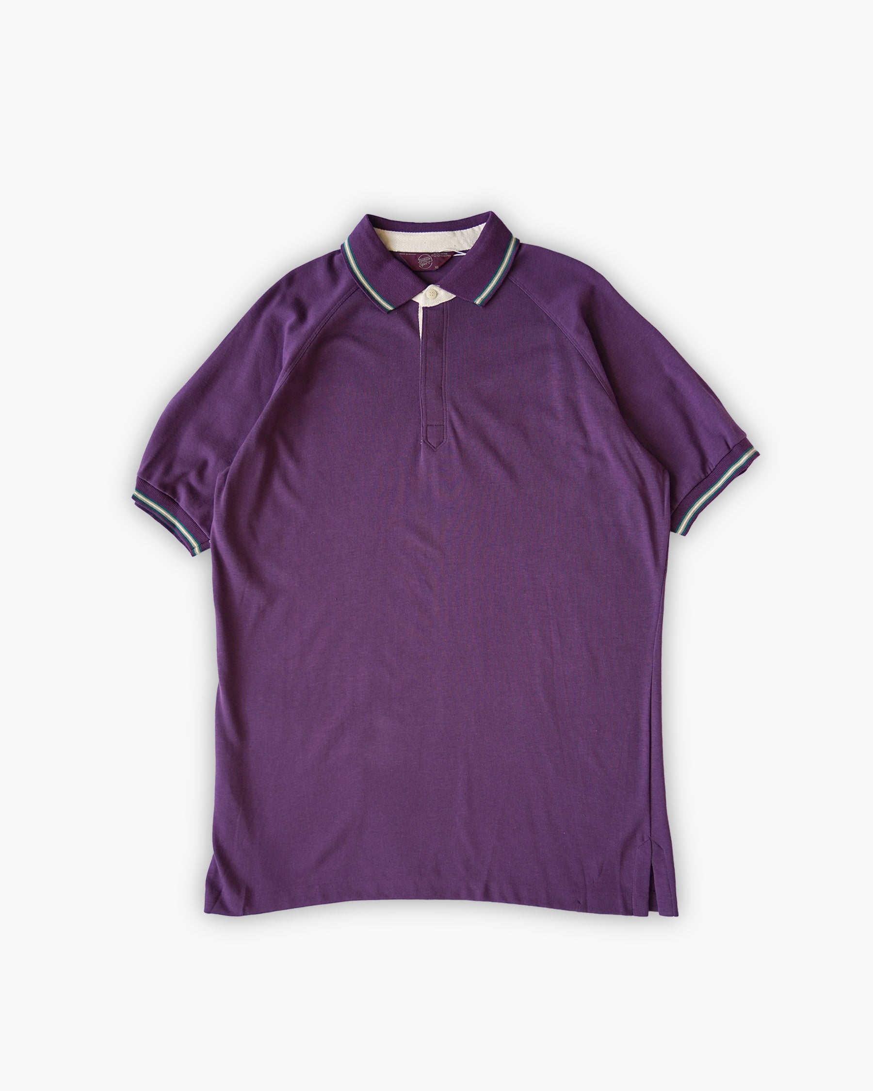 80's Burgundy S/S Polo