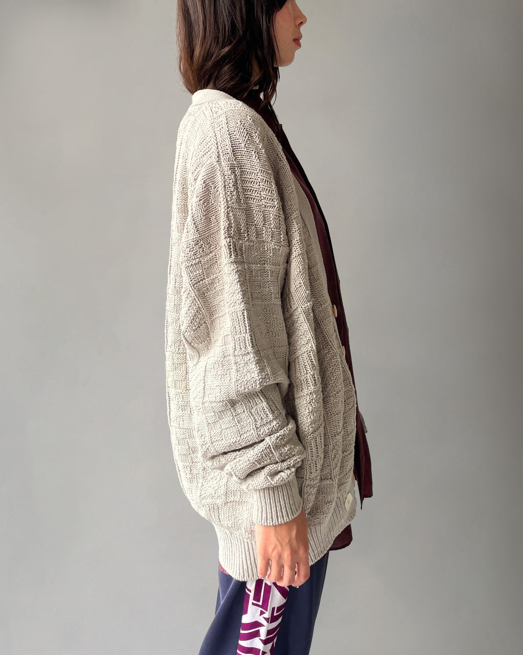Over Sized Cotton Cardigan
