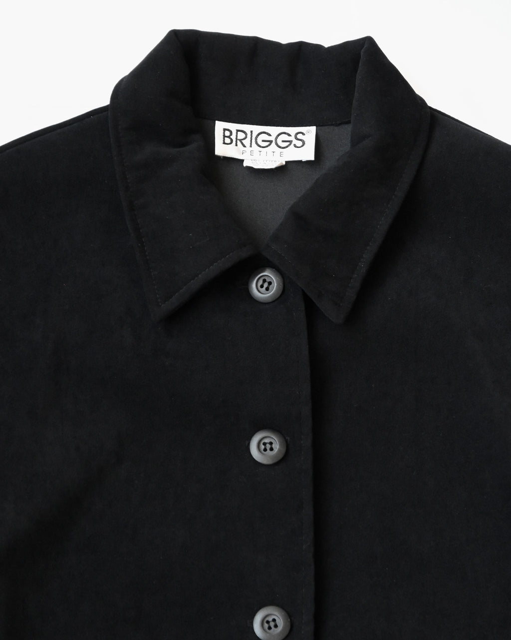 Peach Skin Black Jacket