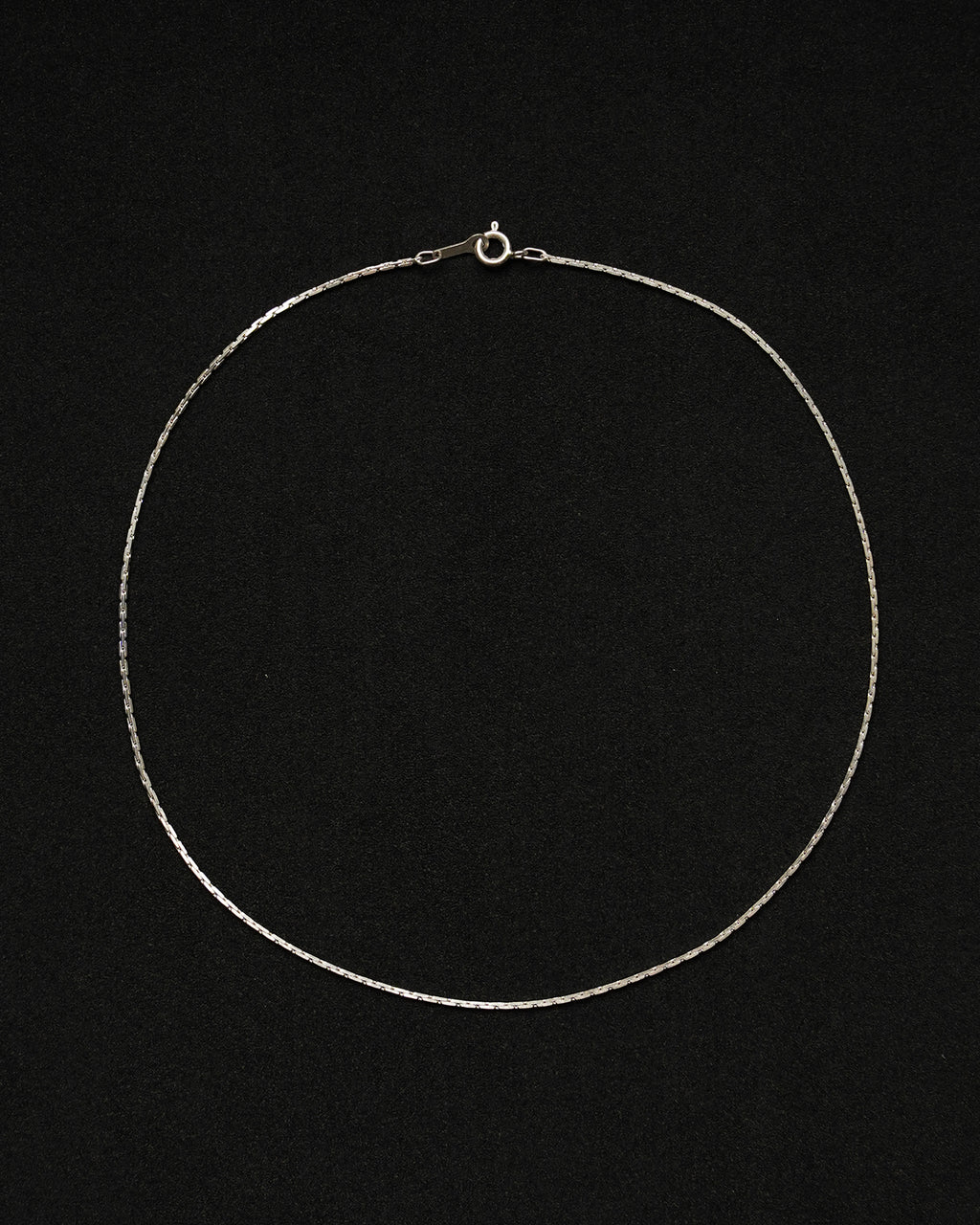 Silver 925 Box Chain Necklace (SVNL26026-1)