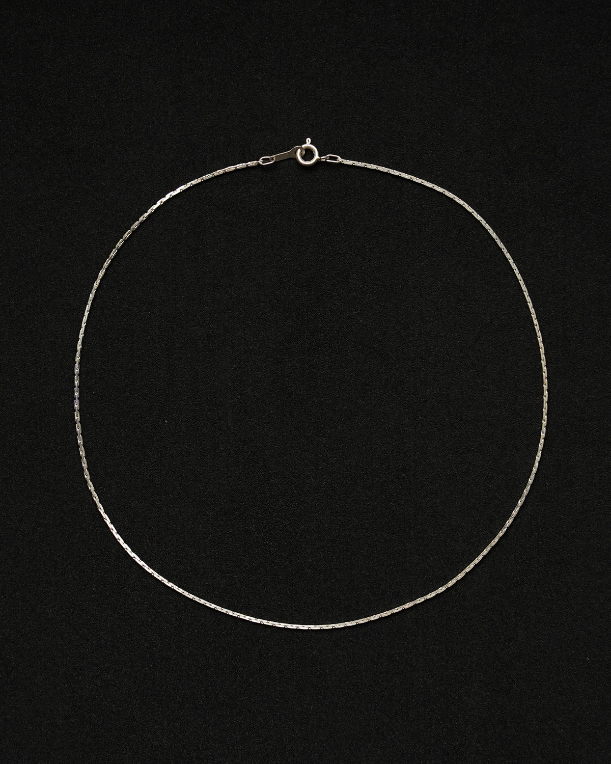 Silver 925 Box Chain Necklace (SVNL26026-1)