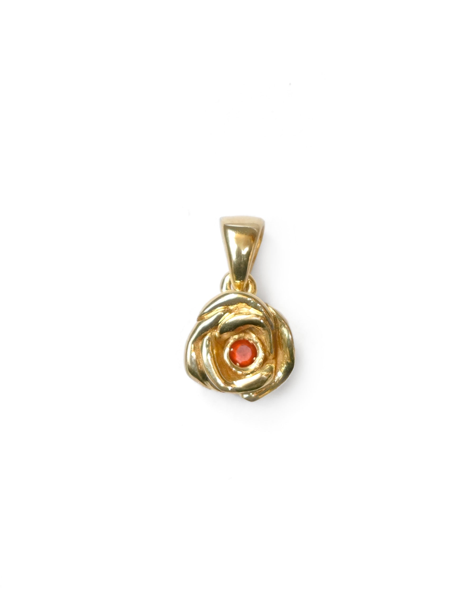 Valentine x 404 Baby Rose Charm - Gold