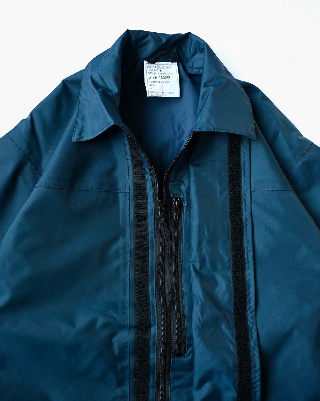 Polyamide Nylon Zip-up Jacket - Blue