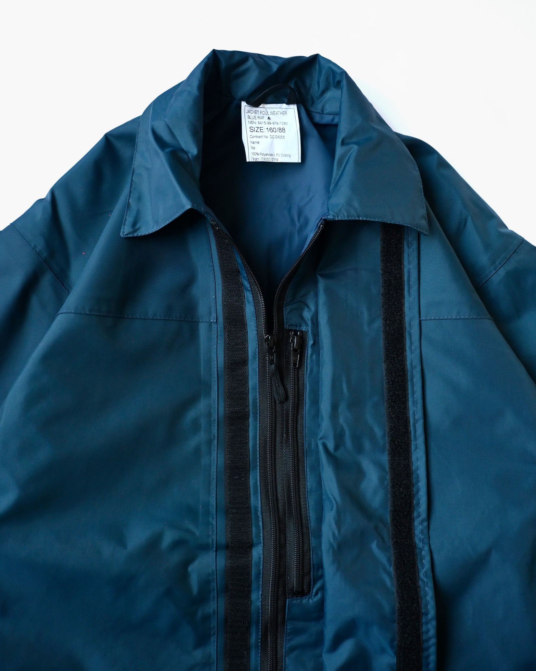Polyamide Nylon Zip-up Jacket - Blue