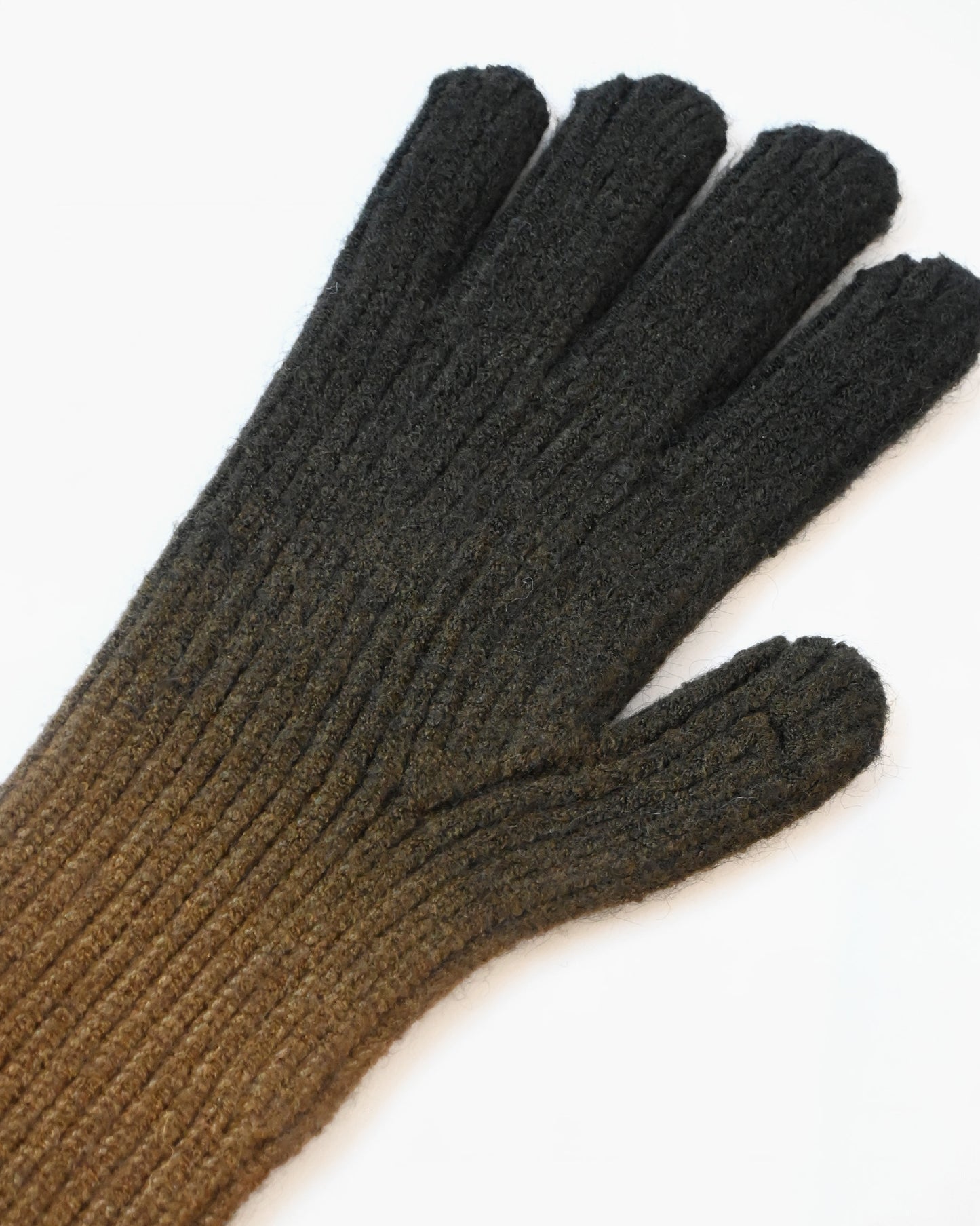 [404irregular] Gradation Gloves - Brown x Dark Brown