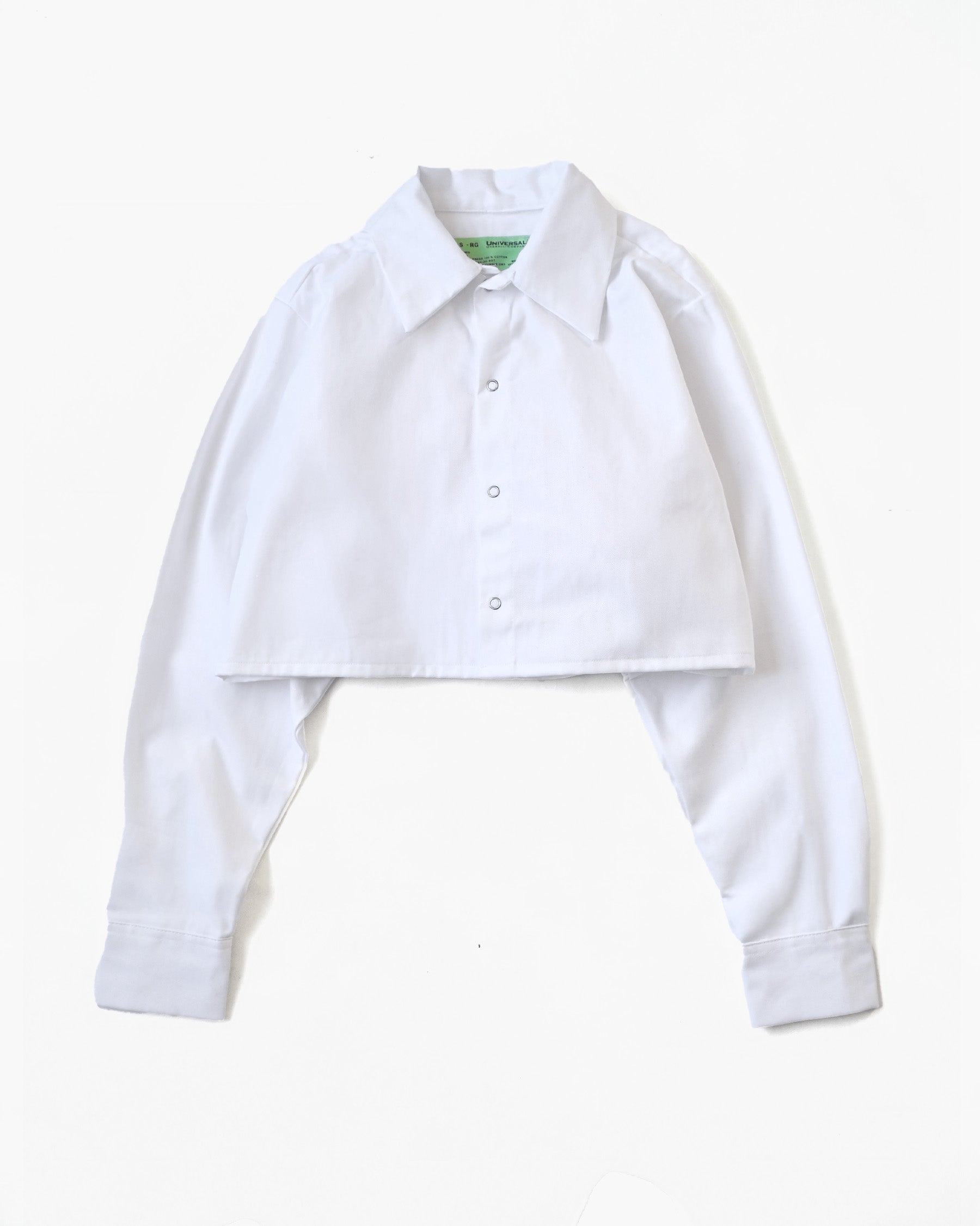 UNIVERSAL Snap Button L/S Cropped Shirt