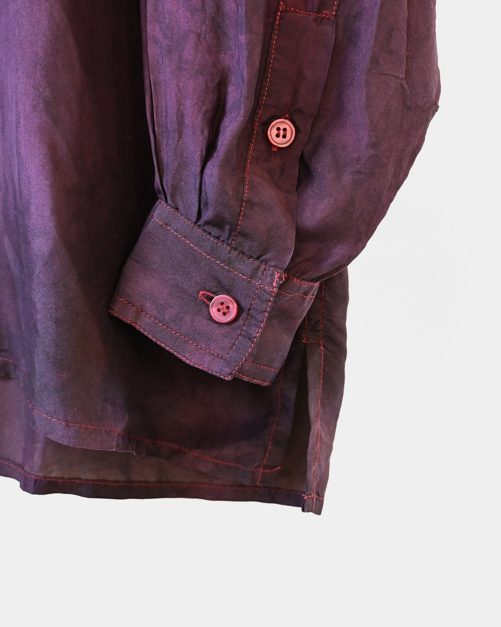 404irregular - Over-dyed Silk Shirt
