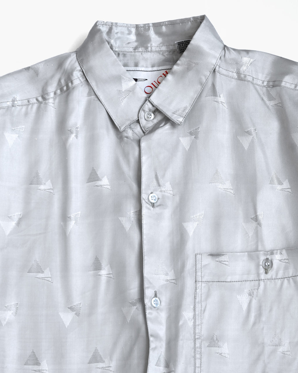 "GOOUCH" Rayon Silver Shirt
