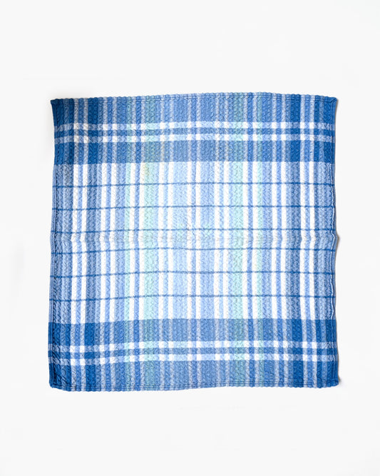 Plaid Waffle Texture Kitchen Towel