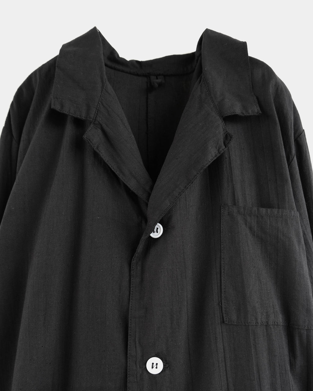 Over-Dyed Cotton Long Shirt