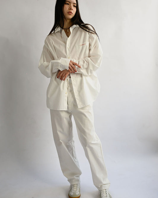 404 Puckering White Shirt