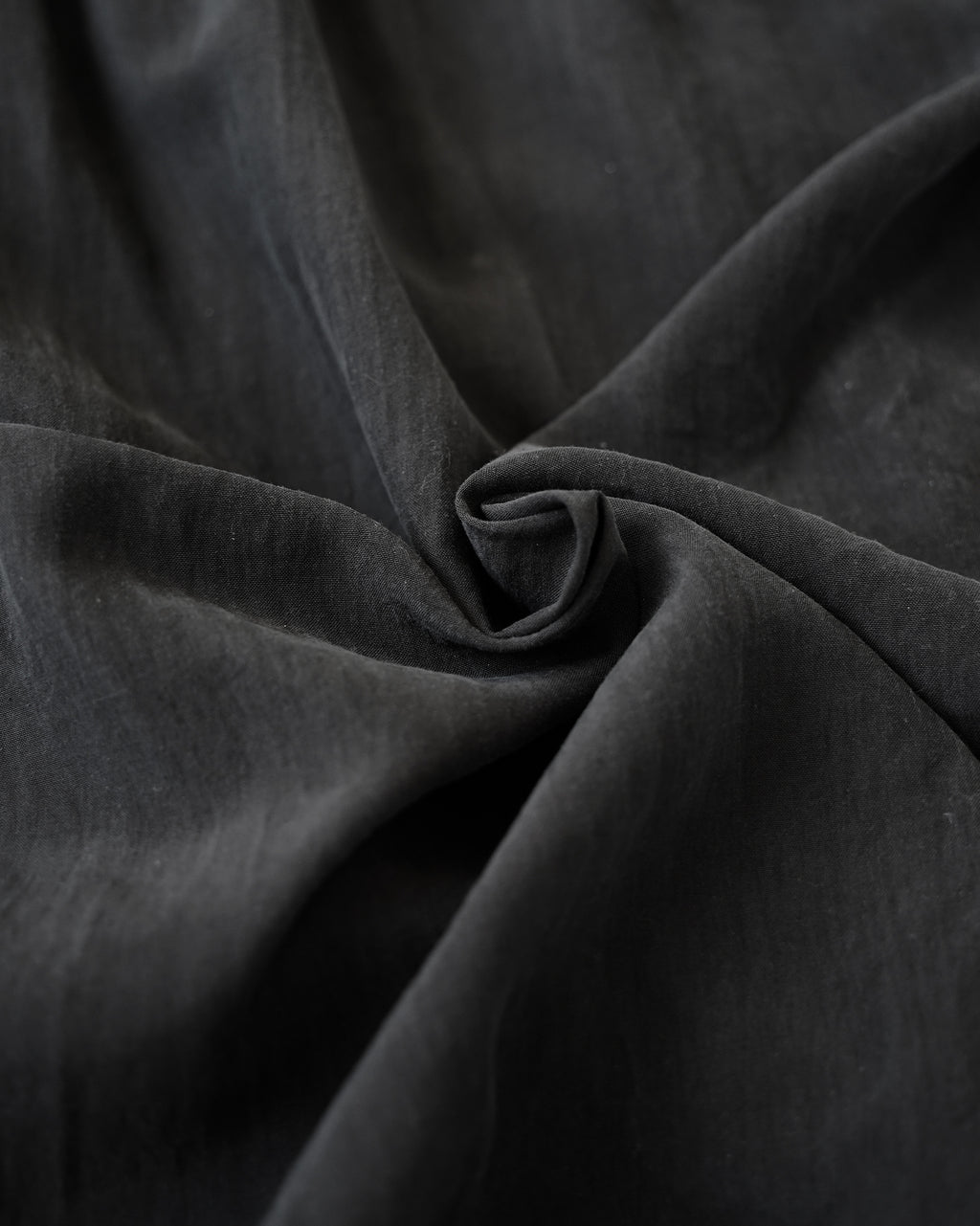 Overdyed Silk Stand Collar Shirt