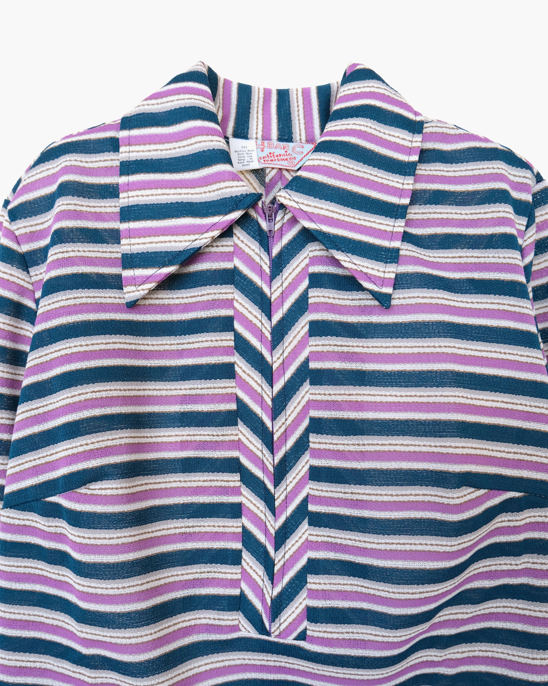 70's H Bar C Zip-up Shirt