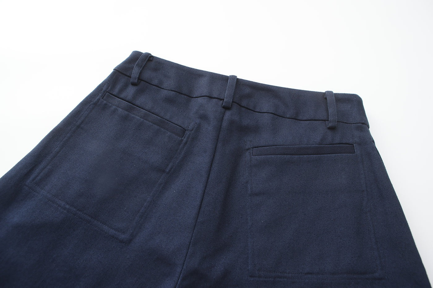 "RUOHAN" SAILOR NAVY DIAGNAL PANTS