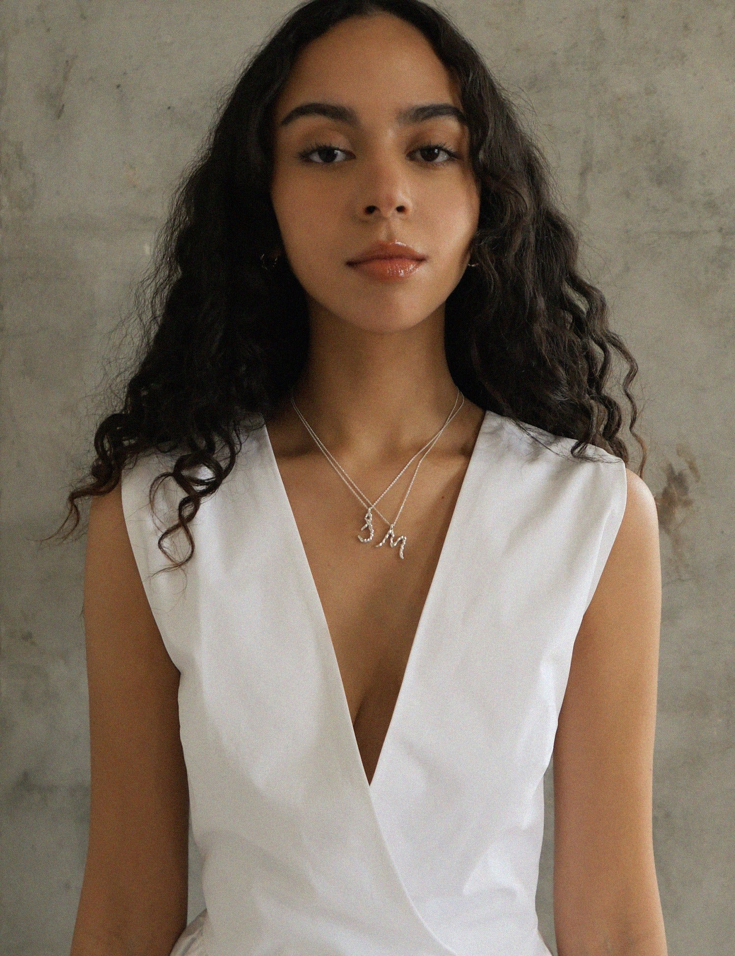 "Isabella Etou" Alphabet Necklace