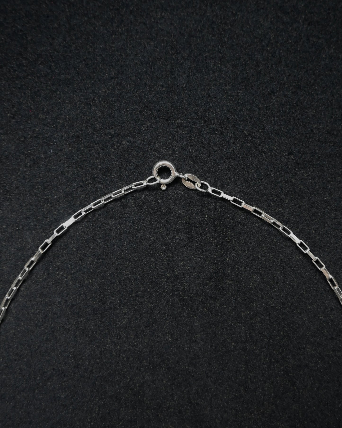 Silver Box Chain Necklace