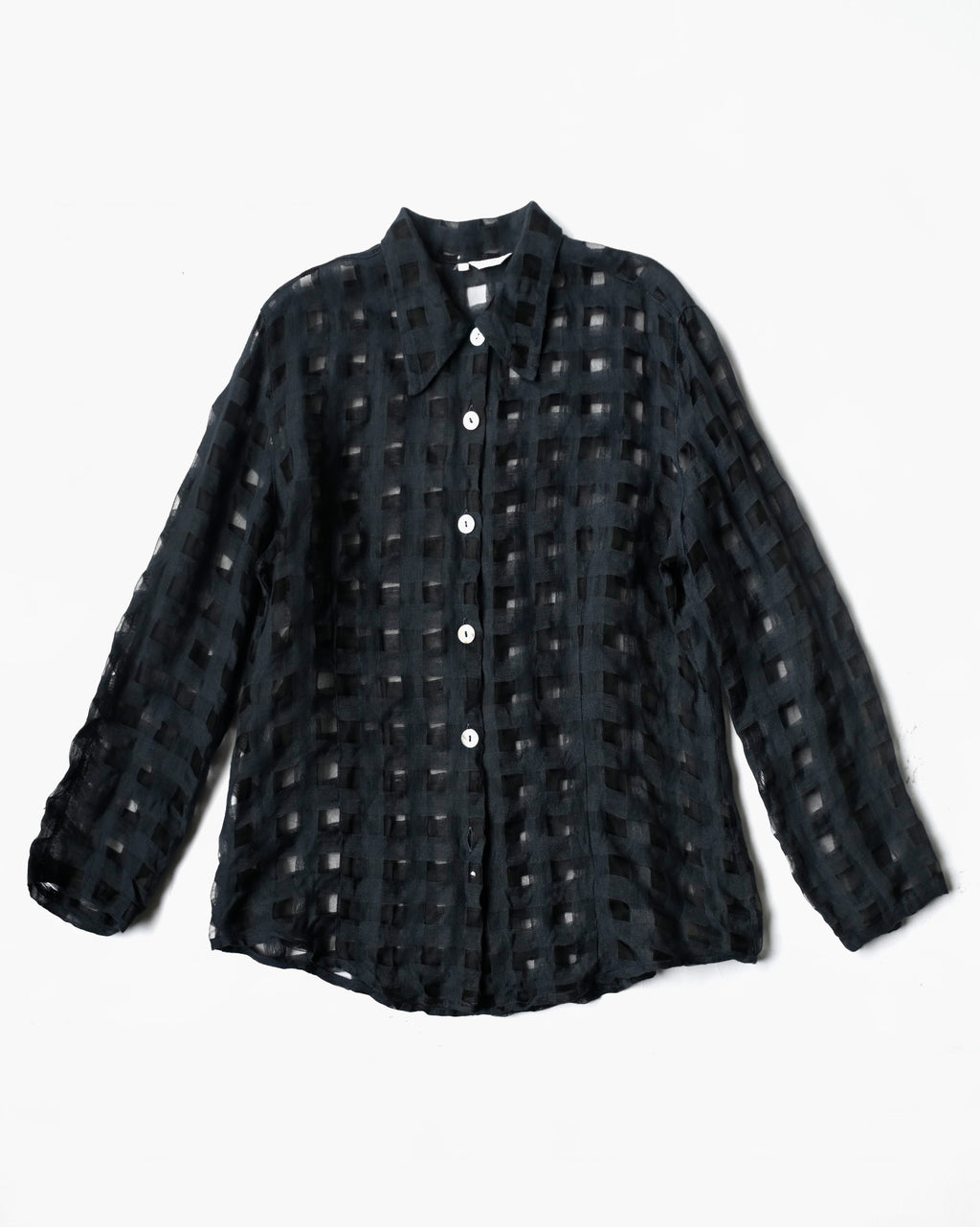 Sheer Patterned Shirt