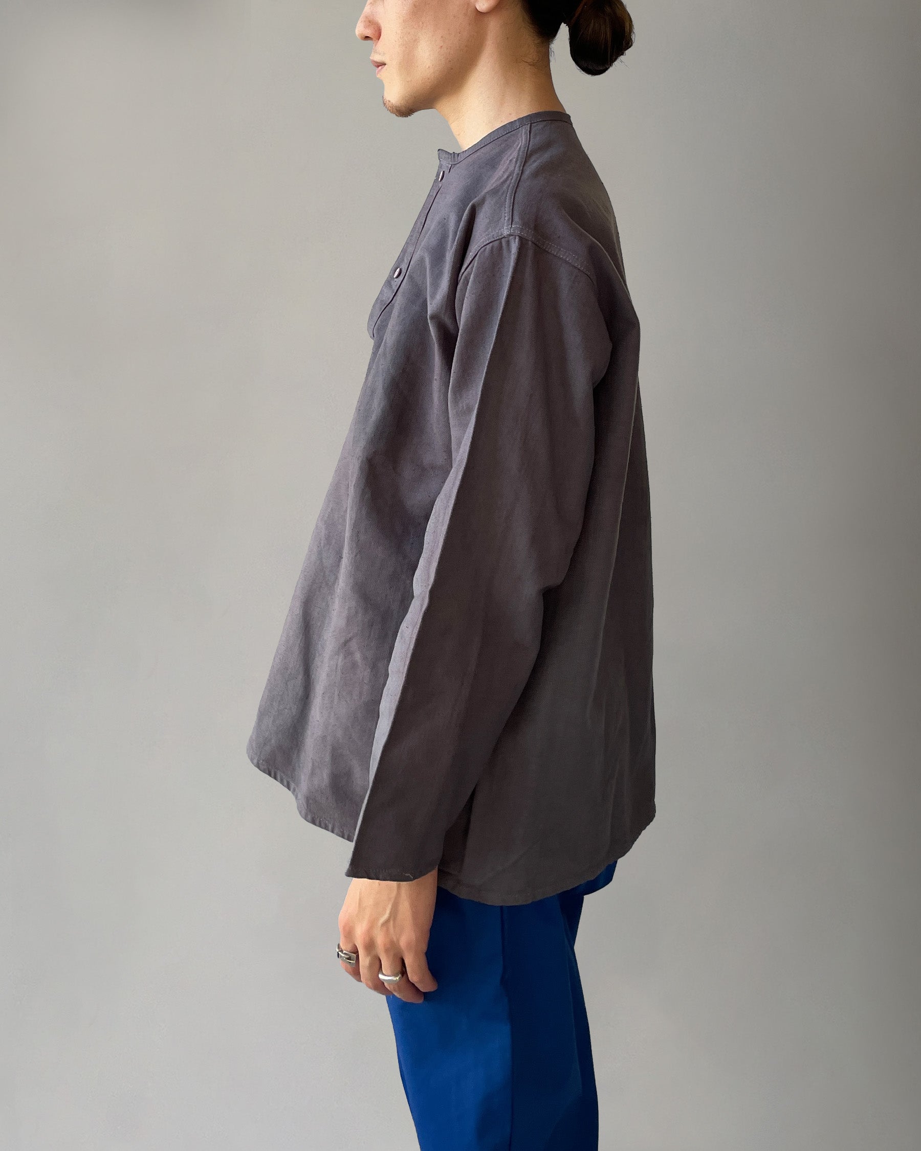 Over-dyed Russian Pullover - Grey