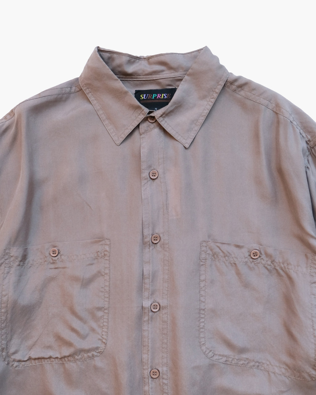N.O.S  100% Silk Shirts - Nude