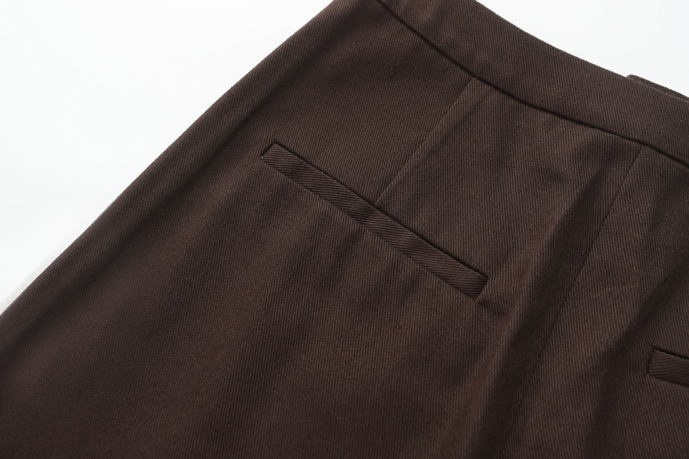 "RUOHAN" DEEP BROWN PANTS SKIRT