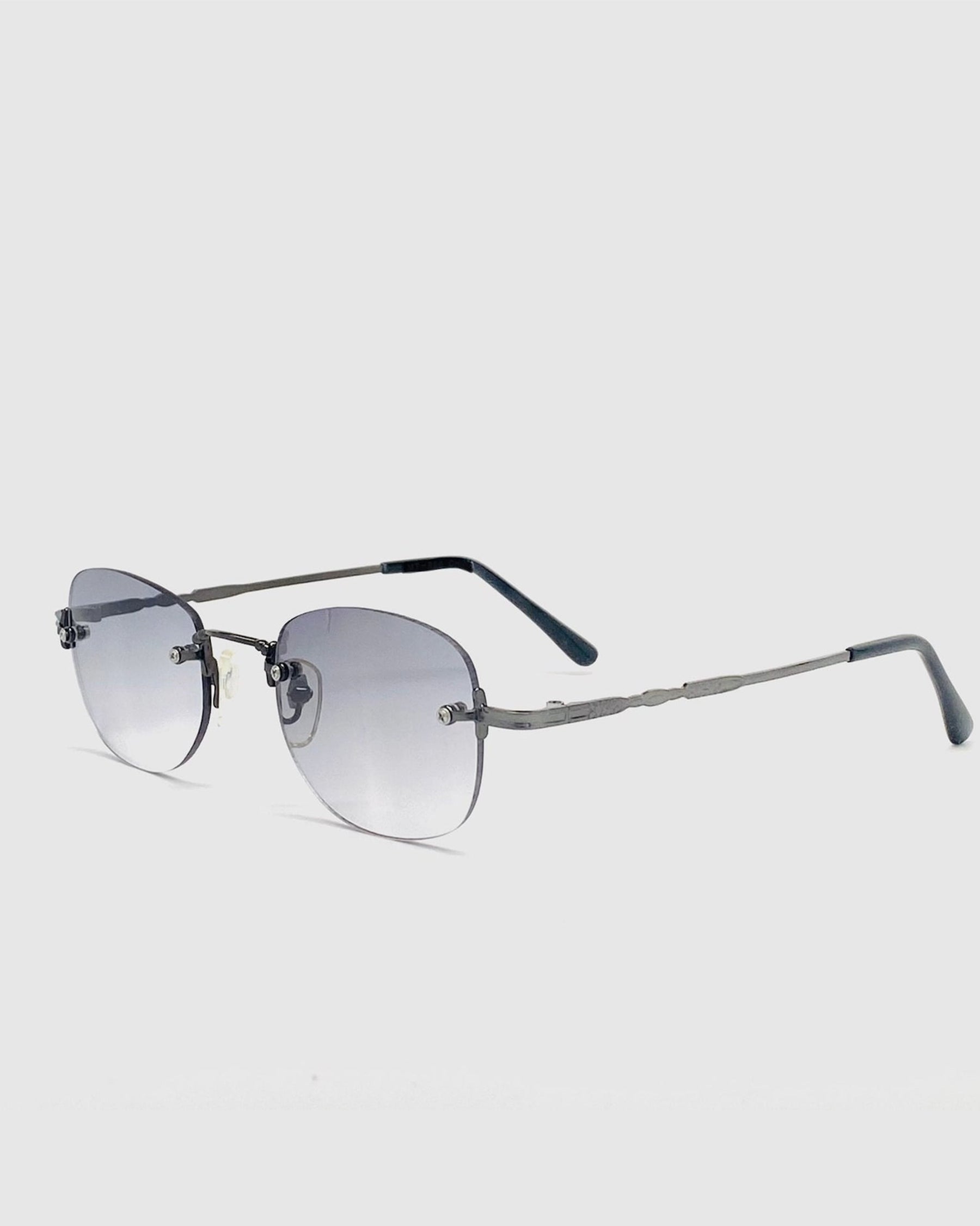 NOS Light Blue Lens Frameless Sunglasses