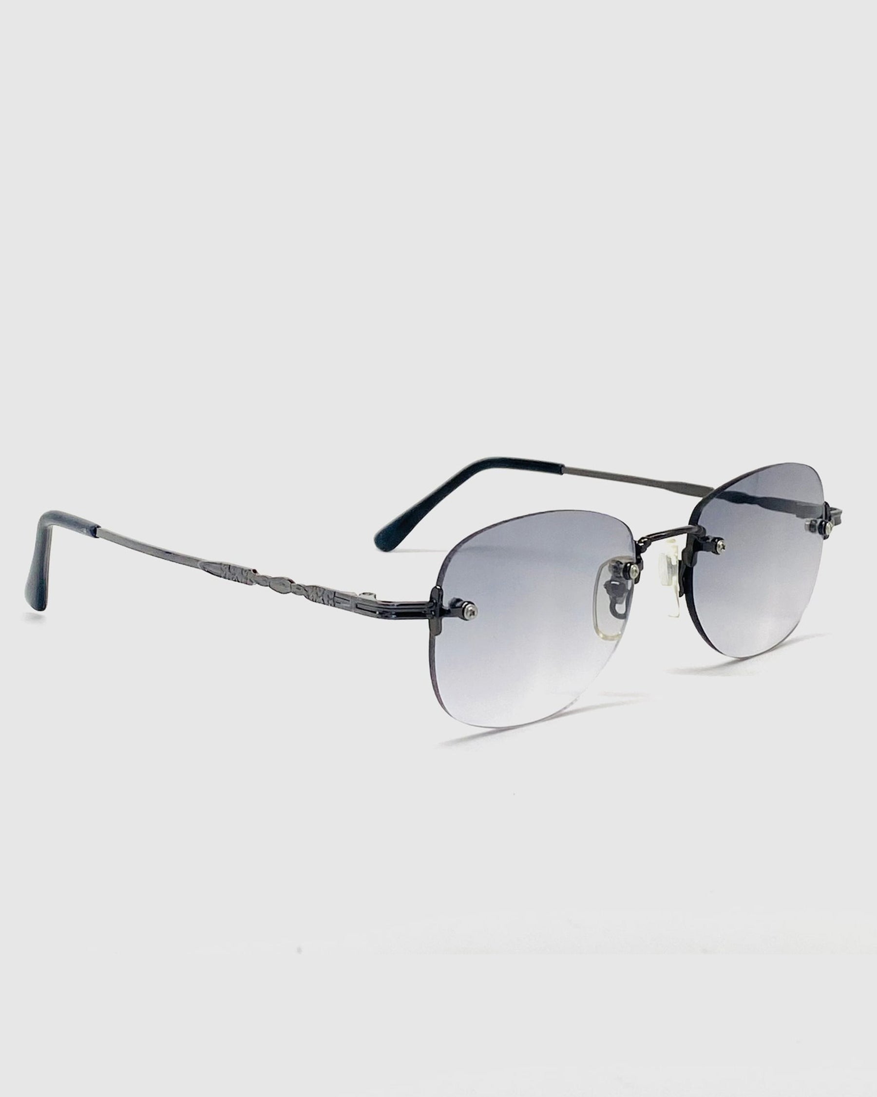 NOS Light Blue Lens Frameless Sunglasses