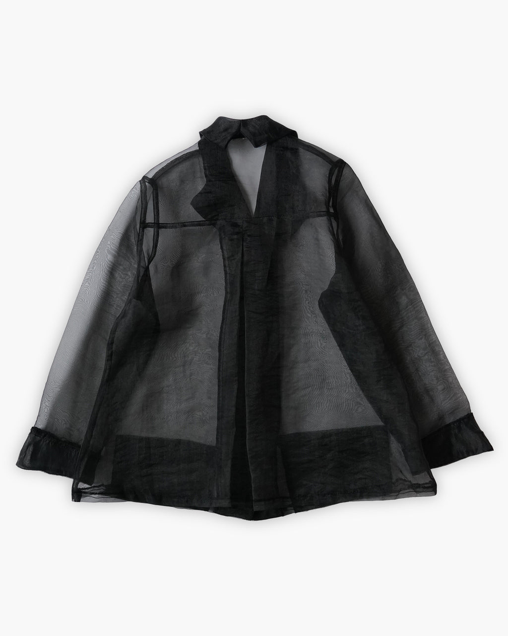 Sheer Shawl Collar Jacket