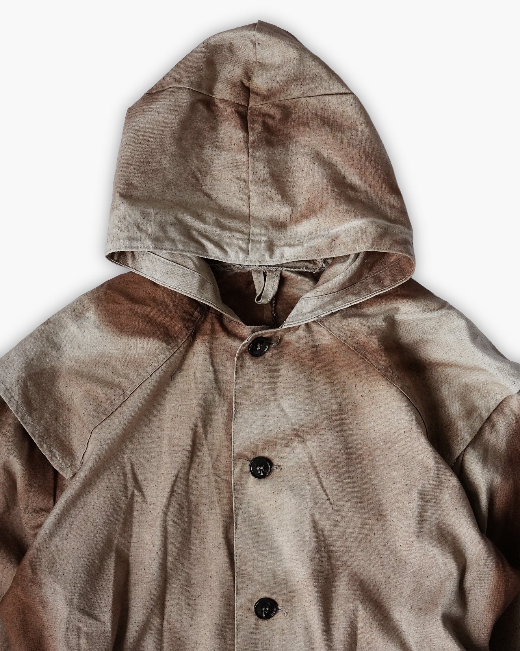 Cotton Brown Jacket  - Sun Faded
