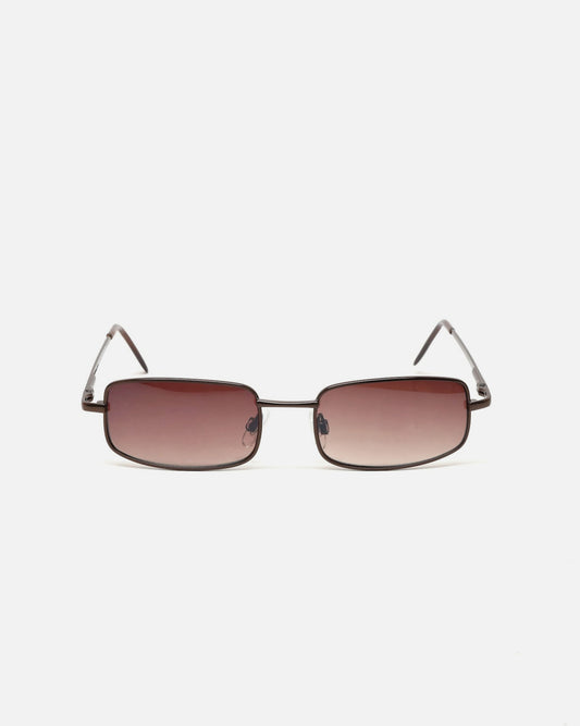 NOS 90s Narrow Bronze Rectangle Sunglasses