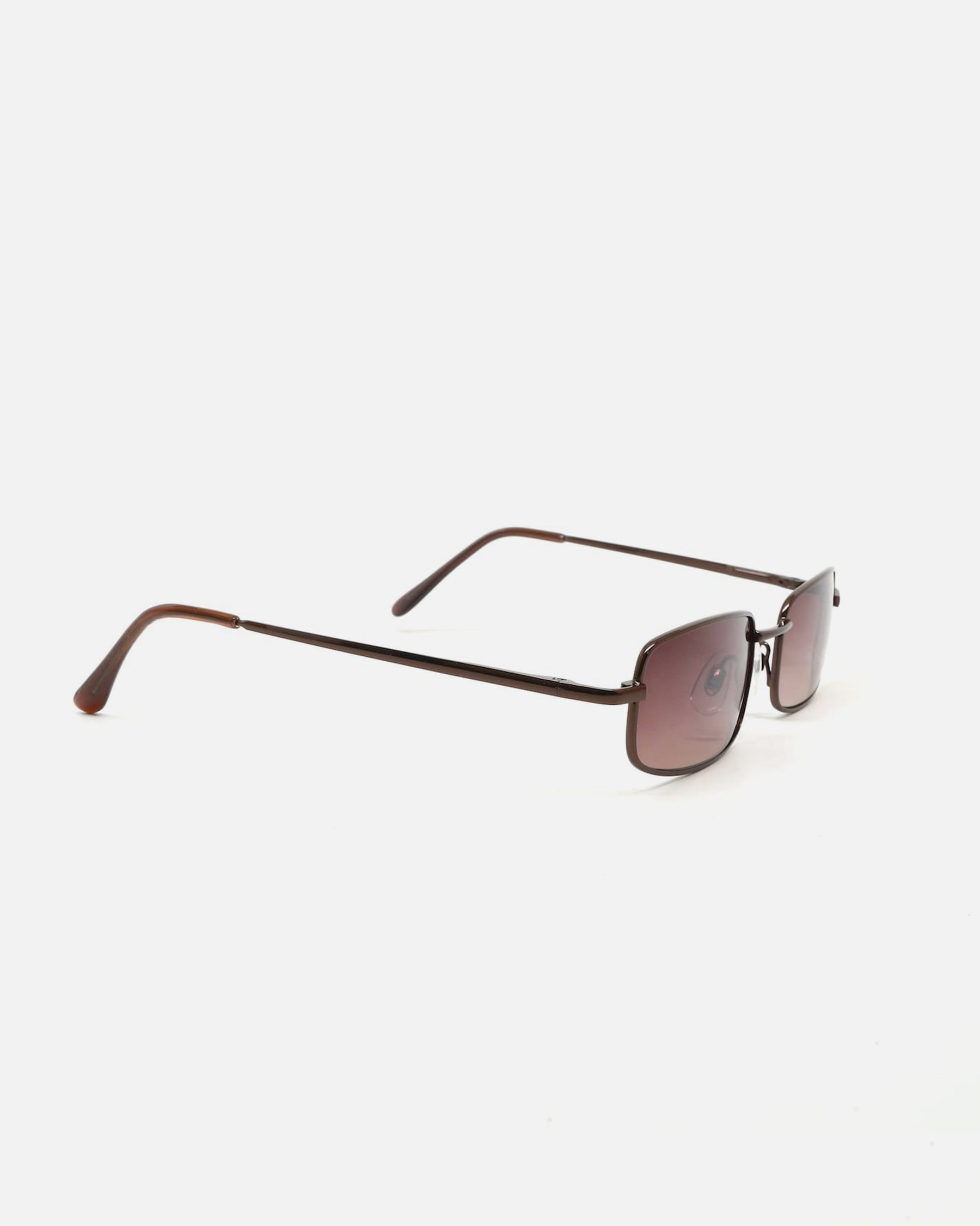 NOS 90s Narrow Bronze Rectangle Sunglasses