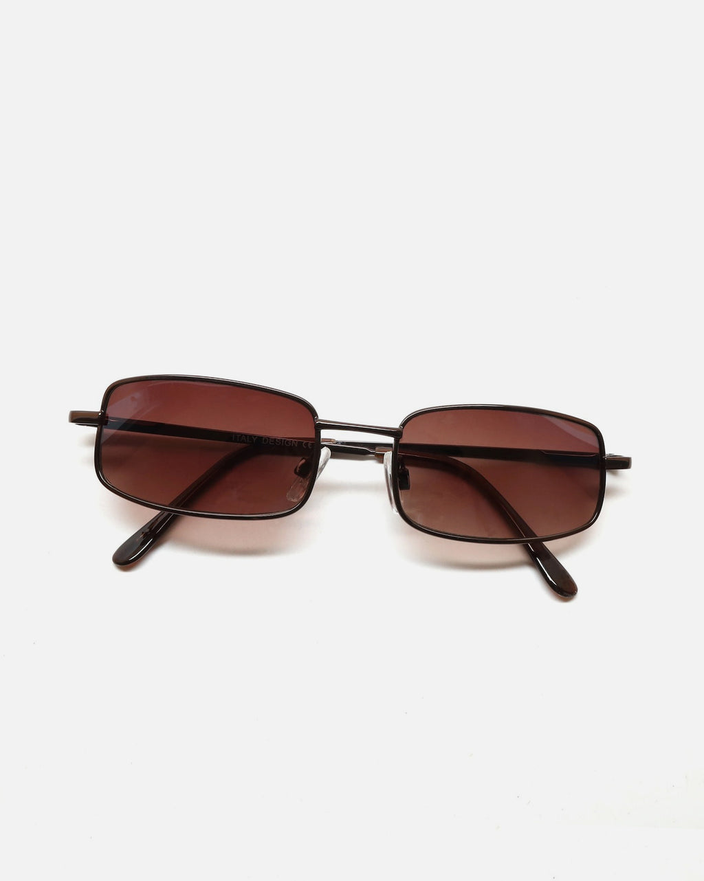 NOS 90s Narrow Bronze Rectangle Sunglasses
