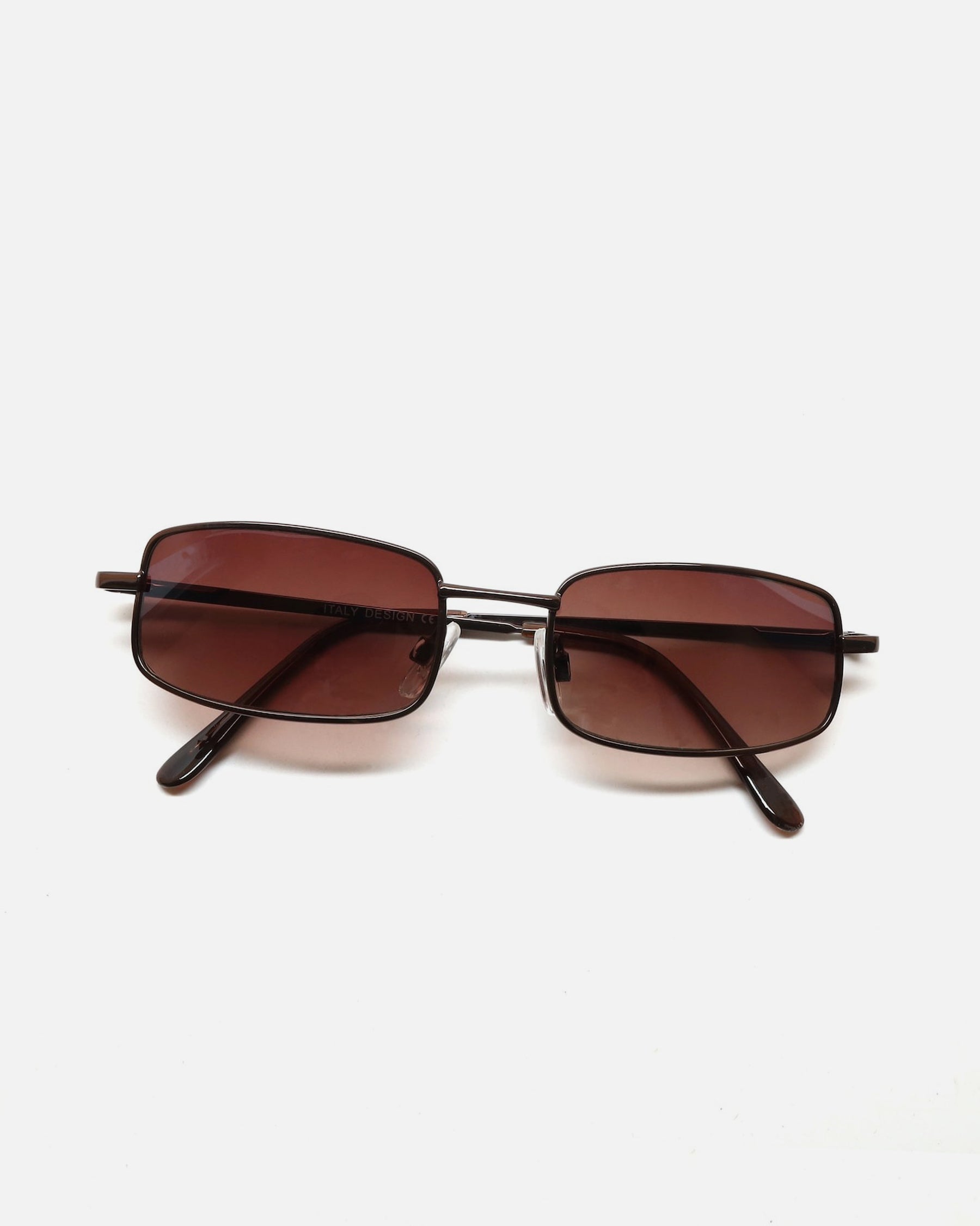 NOS 90s Narrow Bronze Rectangle Sunglasses