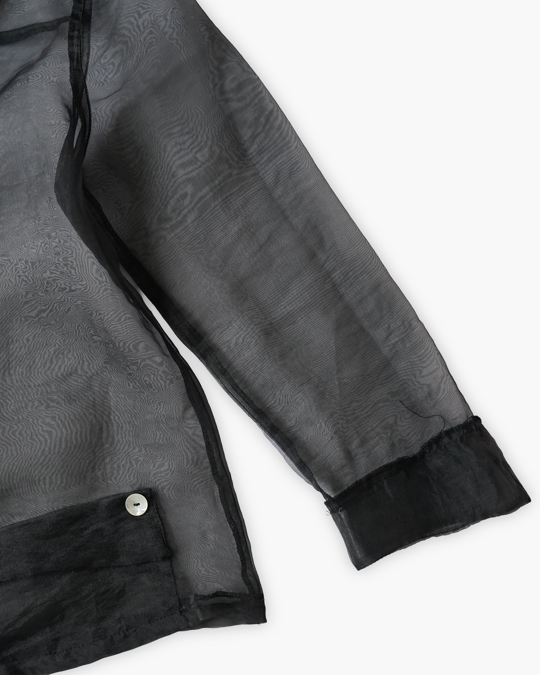 Sheer Shawl Collar Jacket