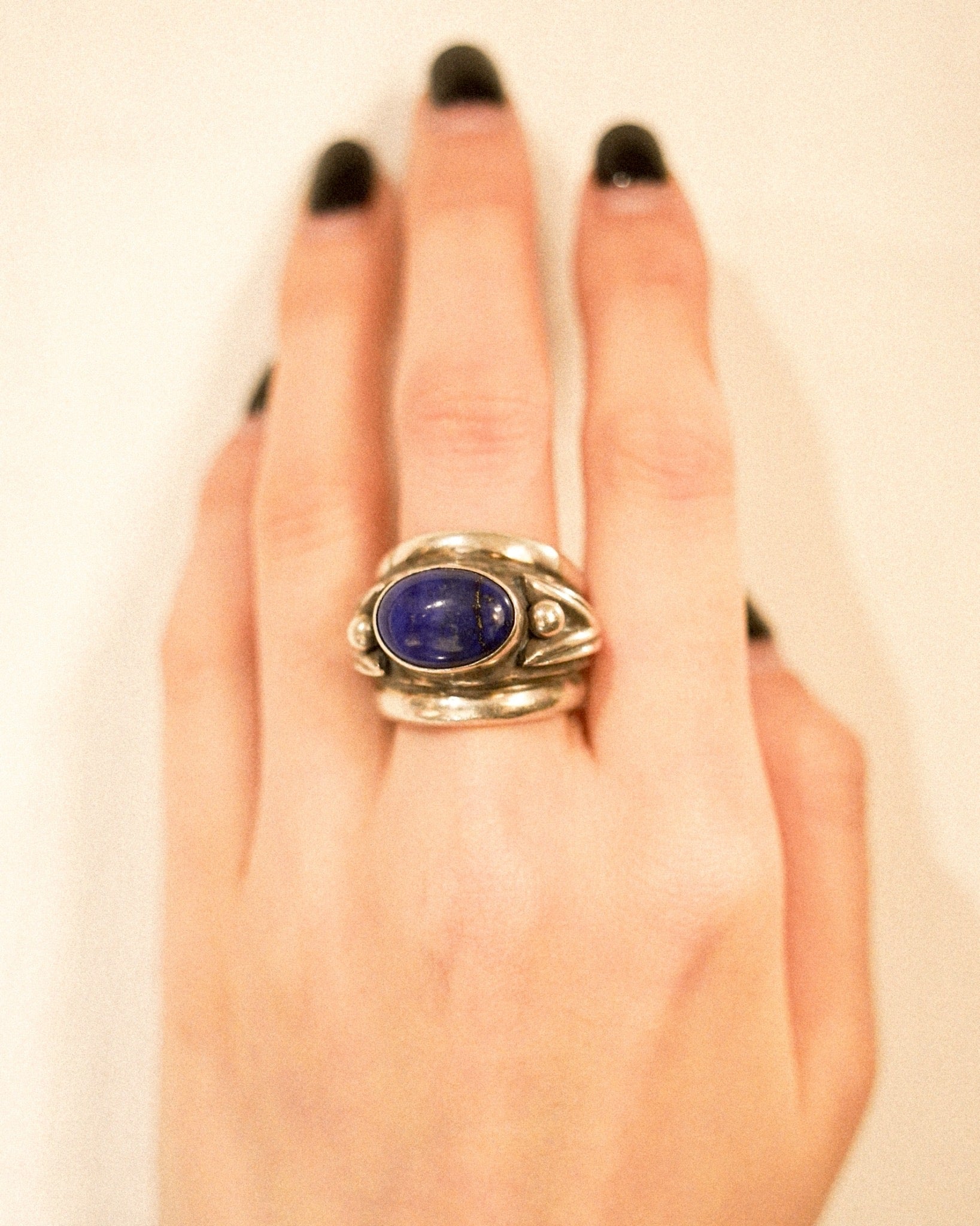 Lapis Silver Ring (SVR25017)
