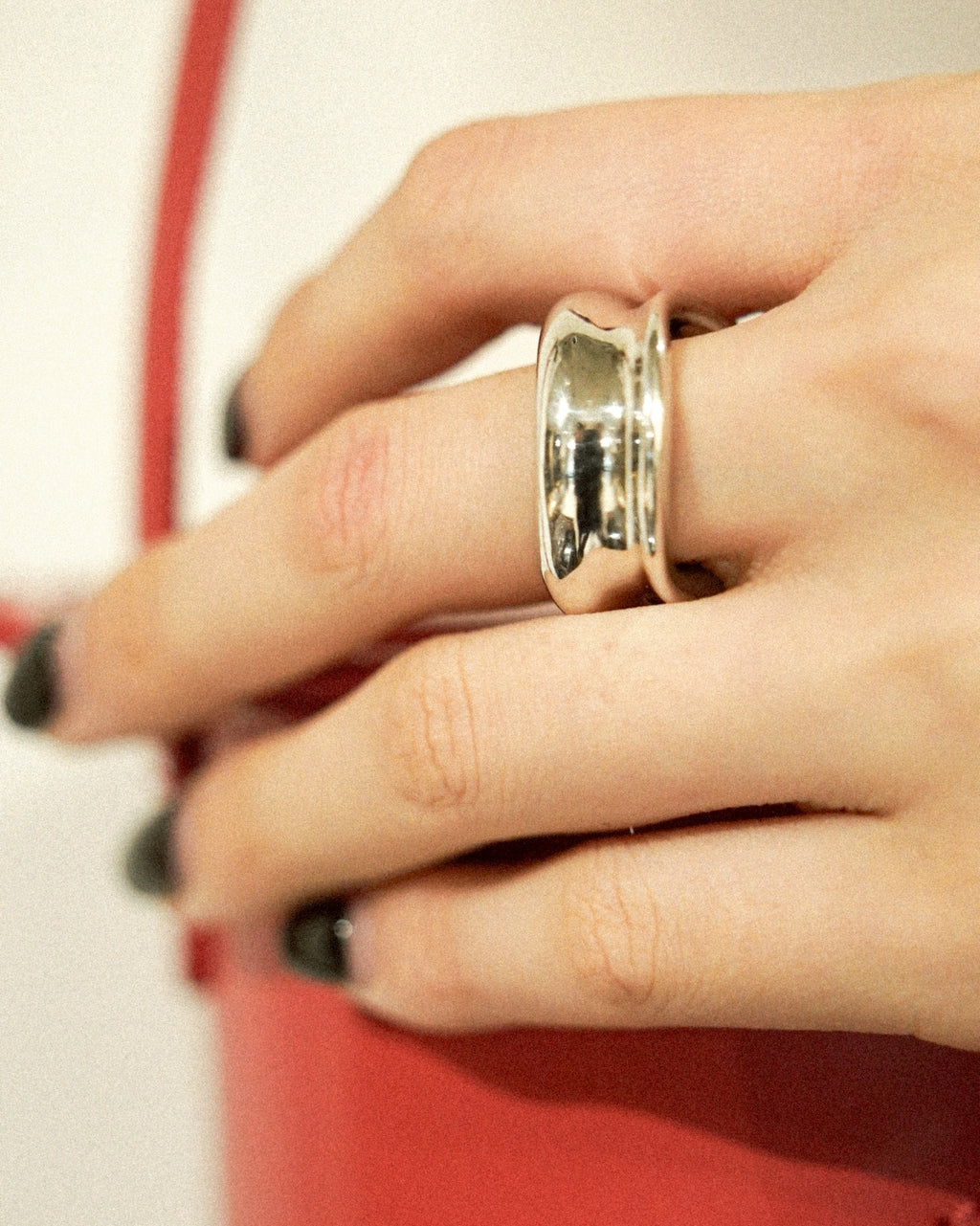 Wavy Silver Ring (SVR-25026)
