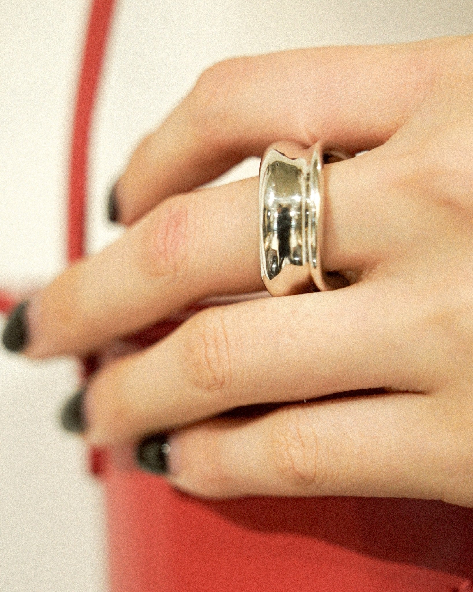 Wavy Silver Ring (SVR-25026)