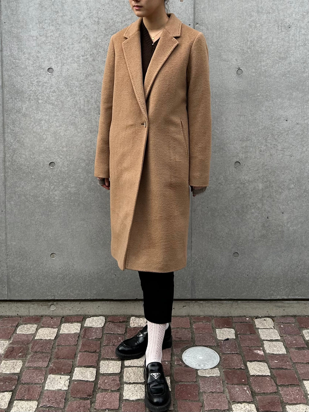 Wool Tailored Single Coat