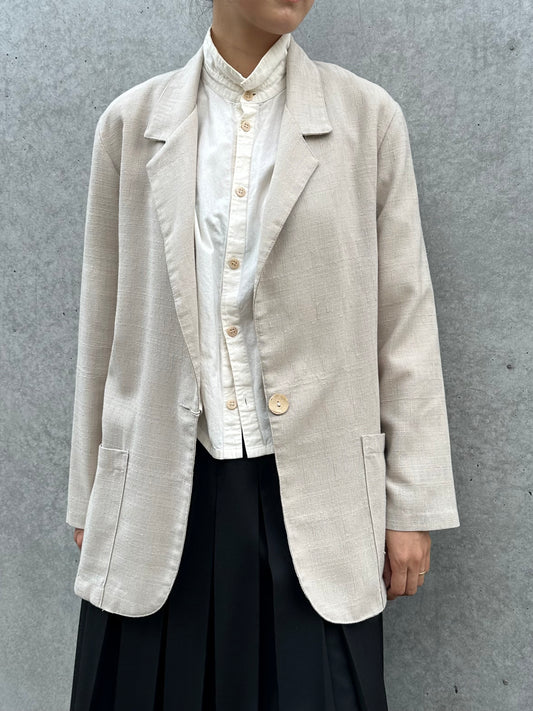 Slub Textured Cotton Jacket