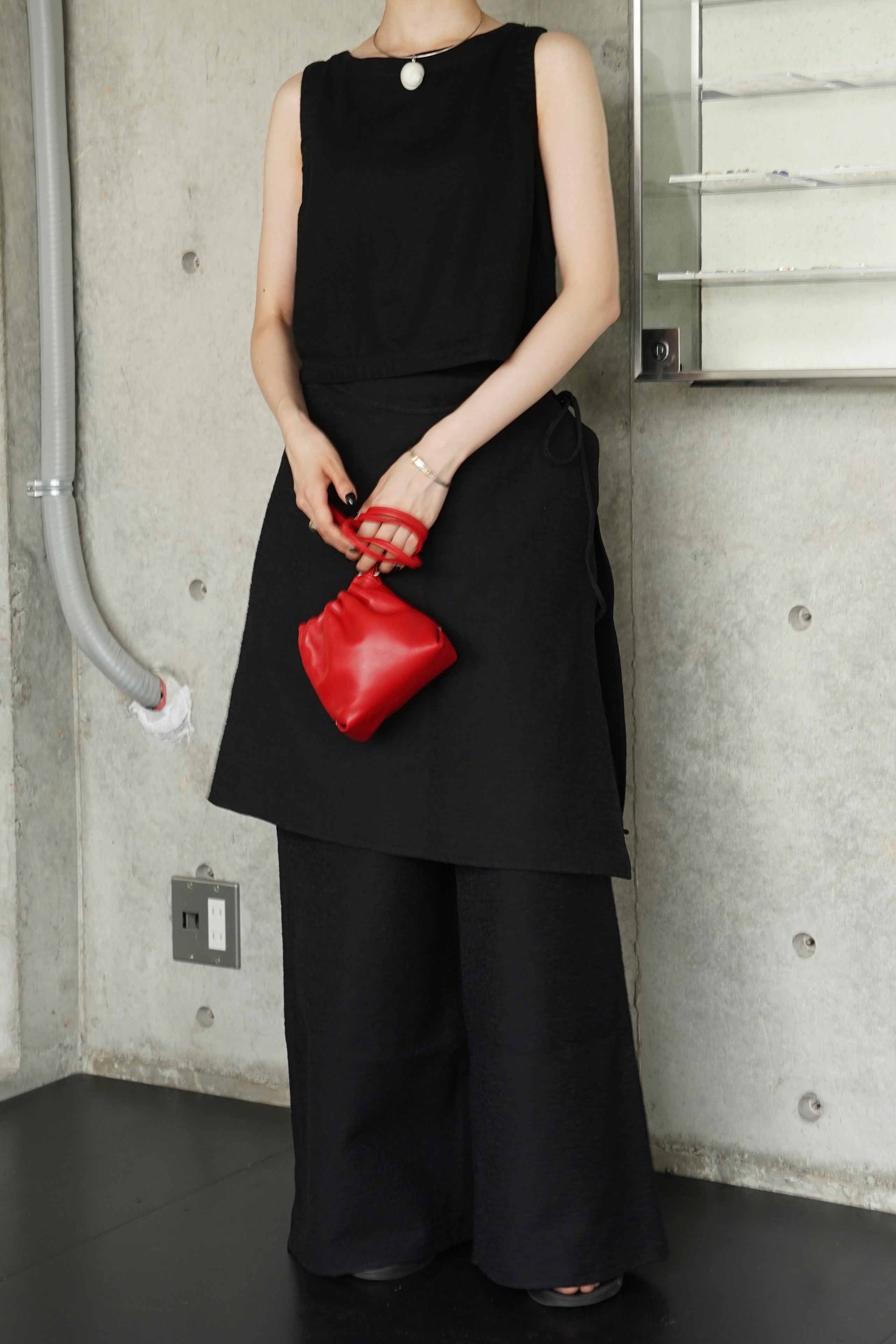 CHARCOAL LENA SKIRT PANTS